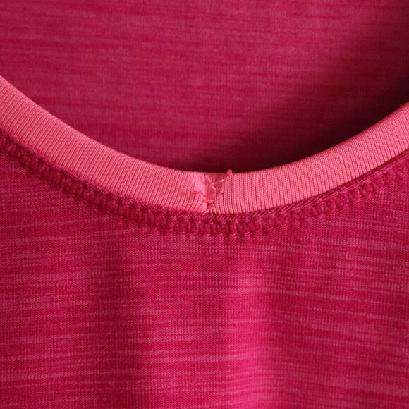 Champion Women's Large Pink Activewear Stretch Crewneck Short Sleeve T-Shirt - Picture 9 of 10